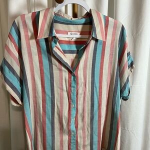 Candace Cameron Bure Striped Shirt